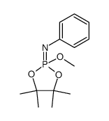 tetramethyl-4,4,5,5, N phenyl-2, methoxy-2, dioxaiminophospholane-1,3,2结构式