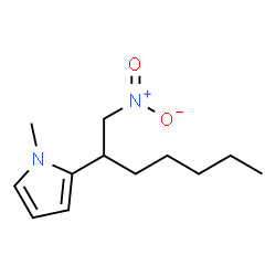 1H-Pyrrole,1-methyl-2-[1-(nitromethyl)hexyl]-(9CI)结构式