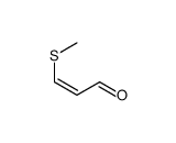 (E)-3-methylsulfanylprop-2-enal Structure