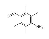 4-amino-2,3,5,6-tetramethylbenzaldehyde Structure
