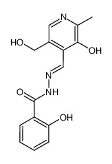 Pyridoxal salicyloyl hydrazone结构式
