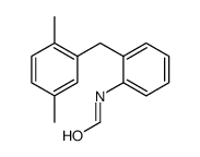 N-[2-[(2,5-dimethylphenyl)methyl]phenyl]formamide结构式