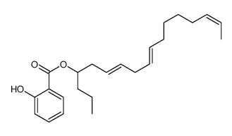 [(6Z,9Z,15E)-heptadeca-6,9,15-trien-4-yl] 2-hydroxybenzoate Structure