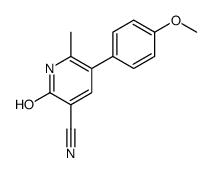 5-(4-methoxyphenyl)-6-methyl-2-oxo-1H-pyridine-3-carbonitrile Structure