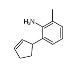 2-methyl-6-(cyclopent-2'-en-1'-yl)aniline Structure