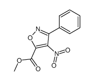 methyl 4-nitro-3-phenylisoxazole-5-carboxylate Structure