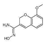 N'-hydroxy-8-methoxy-2H-chromene-3-carboximidamide Structure