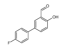 4-(4-Fluorophenyl)-2-formylphenol结构式