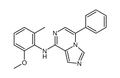 N-(2-methoxy-6-methylphenyl)-5-phenylimidazo[1,5-a]pyrazin-8-amine Structure