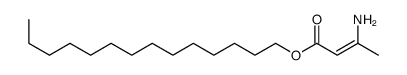 tetradecyl 3-amino-2-butenoate结构式