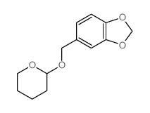 5-(oxan-2-yloxymethyl)benzo[1,3]dioxole结构式