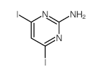 4,6-二碘嘧啶-2-胺结构式
