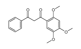 1-phenyl-3-(2,4,5-trimethoxy-phenyl)-propane-1,3-dione Structure