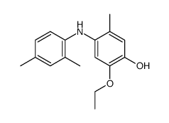 2-ethoxy-4-(2,4-dimethyl-anilino)-5-methyl-phenol Structure