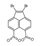 1,2-Dibromo-5,6-dinitroacenaphthylene Structure