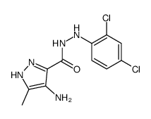 4-amino-N'-(2,4-dichlorophenyl)-5-methyl-1H-pyrazole-3-carbohydrazide Structure