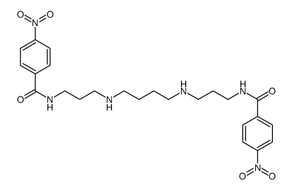 N(1),N(14)-bis(4-nitrobenzoyl)spermine结构式