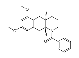 ((4aR,10aR)-6,8-Dimethoxy-3,4,4a,5,10,10a-hexahydro-2H-benzo[g]quinolin-1-yl)-phenyl-methanone Structure