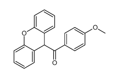 (4-methoxyphenyl)-(9H-xanthen-9-yl)methanone结构式