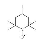 4-iodo-2,2,6,6-tetramethyl-piperidinyloxy结构式