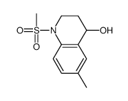 6-methyl-1-methylsulfonyl-3,4-dihydro-2H-quinolin-4-ol Structure