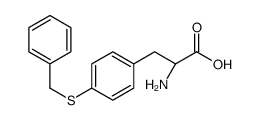(2S)-2-amino-3-(4-benzylsulfanylphenyl)propanoic acid结构式