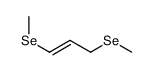 1,3-bis(methylselanyl)prop-1-ene Structure