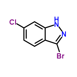 3-Bromo-6-chloro-1H-indazole structure