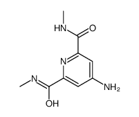 4-amino-2-N,6-N-dimethylpyridine-2,6-dicarboxamide结构式