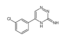 5-(3-Chlorophenyl)-1,2,4-triazin-3-amine Structure
