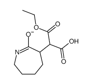 3-ethoxy-3-oxo-2-(2-oxoazepan-3-yl)propanoate结构式