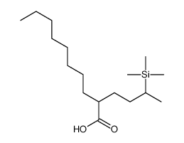 2-(3-trimethylsilylbutyl)decanoic acid Structure