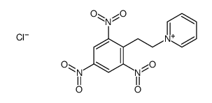 1-[2-(2,4,6-trinitrophenyl)ethyl]pyridin-1-ium,chloride结构式