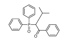 2-diphenylphosphoryl-3-methyl-1-phenylbutan-1-one Structure