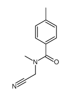 N-(cyanomethyl)-N,4-dimethylbenzamide结构式