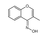 3-Methyl-chromen-4-one oxime结构式