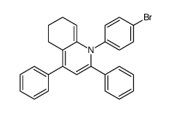 1-(4-bromophenyl)-2,4-diphenyl-6,7-dihydro-5H-quinoline结构式