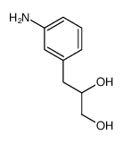 3-(3-aminophenyl)propane-1,2-diol结构式