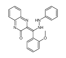 3-[(2-methoxyphenyl)-(2-phenylhydrazinyl)methylidene]quinoxalin-2-one Structure