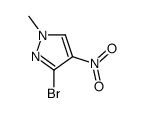 3-Bromo-1-methyl-4-nitro-1H-pyrazole structure