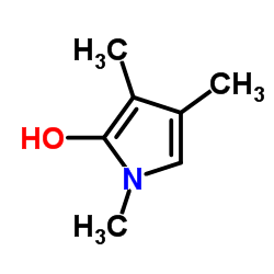 1H-Pyrrol-2-ol,1,3,4-trimethyl-(9CI) Structure
