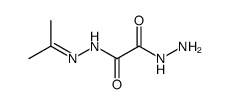 Oxalic acid,hydrazide isopropylidenehydrazide (7CI)结构式
