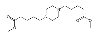 methyl 5-[4-(5-methoxy-5-oxopentyl)piperazin-1-yl]pentanoate结构式