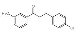 3-(4-CHLOROPHENYL)-3'-METHYLPROPIOPHENONE structure
