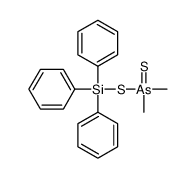 dimethyl-sulfanylidene-triphenylsilylsulfanyl-λ5-arsane Structure