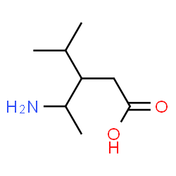 Valeric acid,4-amino-3-isopropyl- (7CI) structure