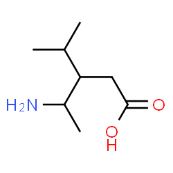 Valeric acid,4-amino-3-isopropyl- (7CI) Structure