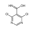 4,6-二氯嘧啶-5-甲酰胺结构式