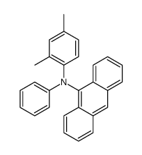 N-(2,4-dimethylphenyl)-N-phenylanthracen-9-amine Structure