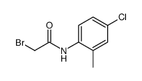 2-bromo-N-(4-chloro-2-methylphenyl)acetamide Structure